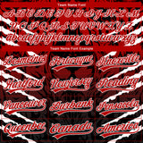 Custom Stitched Black Red-White 3D Pattern Design Leopardo Sports Pullover Sweatshirt Hoodie