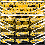 Custom Stitched Black Gold-White 3D Pattern Design Leopardo Sports Pullover Sweatshirt Hoodie