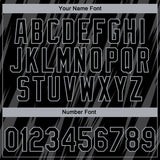 Custom Stitched Steel Gray Black-Gray 3D Pattern Design Leopardo Sports Pullover Sweatshirt Hoodie