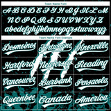 Custom Stitched Black White-Teal 3D Pattern Design Leopardo Scratch Sports Pullover Sweatshirt Hoodie