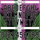 Custom Stitched Medium Purple Black White-Aurora Green 3D Pattern Design Wolf Sports Pullover Sweatshirt Hoodie