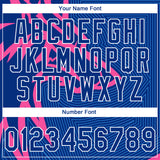 Custom Stitched Pink Royal-White 3D Pattern Design Wolf Sports Pullover Sweatshirt Hoodie