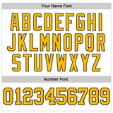 Custom White Gold-Black 3D Pattern Design Game Day Boston Inspired Sports Pullover Sweatshirt Hoodie