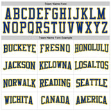 Custom White Royal-Yellow 3D Pattern Design Game Day Buffalo Inspired Sports Pullover Sweatshirt Hoodie