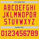 Custom Yellow Fire Red-White 3D Pattern Design Game Day Chicago Inspired Sports Pullover Sweatshirt Hoodie