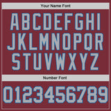 Custom Burgundy Gray-Blue 3D Pattern Design Game Day Colorado Inspired Sports Pullover Sweatshirt Hoodie