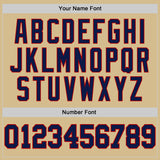 Custom Vegas Gold Navy-Red 3D Pattern Design Game Day Florida Inspired Sports Pullover Sweatshirt Hoodie