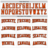 Custom White Orange-Black 3D Pattern Design Game Day Philadelphia Inspired Sports Pullover Sweatshirt Hoodie