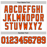 Custom White Orange-Black 3D Pattern Design Game Day Philadelphia Inspired Sports Pullover Sweatshirt Hoodie