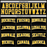 Custom Black Gold-White 3D Pattern Design Game Day Boston Inspired Sports Pullover Sweatshirt Hoodie