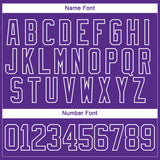 Custom Teal Purple-White 3D Pattern Geometric Shape Hockey Lace Neck Jersey