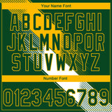 Custom Stitched Green Gold-White 3D Pattern Design E-sports Pullover Sweatshirt Hoodie