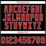 Custom Stitched Black Red-White 3D Pattern Design E-sports Pullover Sweatshirt Hoodie