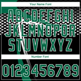 Custom Stitched Kelly Green Black-White 3D Pattern Design E-sports Pullover Sweatshirt Hoodie