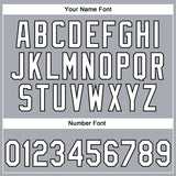 Custom Stitched Gray White-Black 3D Pattern Design E-sports Pullover Sweatshirt Hoodie