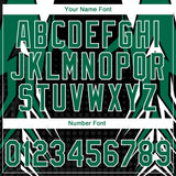 Custom Stitched Kelly Green Black-White 3D Pattern Design E-sports Pullover Sweatshirt Hoodie