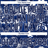 Custom Stitched Navy Royal-White 3D Pattern Design Religion Jesus Christ Pullover Sweatshirt Hoodie