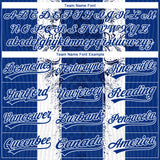 Custom Stitched Royal White 3D Pattern Design Retro Medieval Pullover Sweatshirt Hoodie