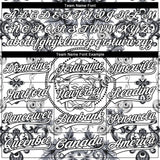 Custom Stitched White Black 3D Pattern Design Medusa Pullover Sweatshirt Hoodie