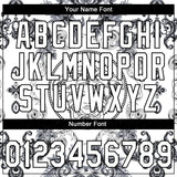 Custom Stitched White Black 3D Pattern Design Medusa Pullover Sweatshirt Hoodie