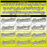 Custom Stitched Neon Yellow White-Black 3D Pattern Design Religion The Virgin Mary Pullover Sweatshirt Hoodie