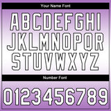 Custom Stitched Medium Purple White-Black 3D Pattern Design Religion The Virgin Mary Pullover Sweatshirt Hoodie