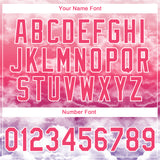 Custom Stitched Neon Pink Purple-White 3D Pattern Design Religion The Virgin Mary Pullover Sweatshirt Hoodie