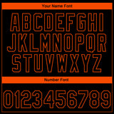 Custom Stitched Black Orange-White 3D Skull Pattern Pullover Sweatshirt Hoodie