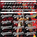 Custom Stitched Black White-Fire Red 3D Pattern Design Religion Praying Hands Pullover Sweatshirt Hoodie