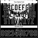 Custom Stitched Black White 3D Skull Pattern Pullover Sweatshirt Hoodie