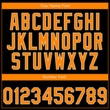 Custom Stitched Black Bay Orange-City Cream 3D Skull Pattern Pullover Sweatshirt Hoodie