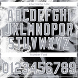 Custom Stitched Gray Black-White 3D Skull Pattern Pullover Sweatshirt Hoodie