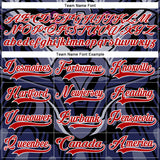 Custom Red Blue Black Purple-White 3D Pattern Cyber Mecha E-sport Hockey Jersey