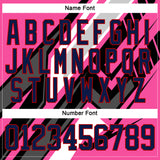 Custom Pink Navy Black Gray Red-White 3D Pattern Cyber Mecha E-sport Hockey Jersey