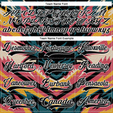 Custom Red Black Blue Pink Yellow-White 3D Pattern Cyber Mecha E-sport Hockey Jersey