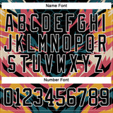 Custom Red Black Blue Pink Yellow-White 3D Pattern Cyber Mecha E-sport Hockey Jersey
