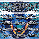 Custom Red Black Blue Yellow-White 3D Pattern Cyber Mecha E-sport Hockey Jersey