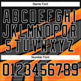 Custom Gray Black Gold Orange-White 3D Pattern Cyber Mecha E-sport Hockey Jersey