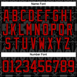 Custom Black Red 3D Pattern Native Americans Tribal Indigenous People Hockey Lace Neck Jersey