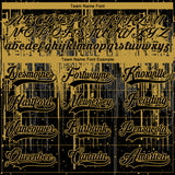 Custom Black Old Gold Steel Gray-White 3D Pattern Dripping Splatter Hockey Lace Neck Jersey