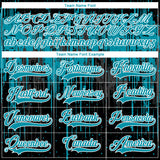 Custom Black Teal Steel Gray-White 3D Pattern Dripping Splatter Hockey Lace Neck Jersey