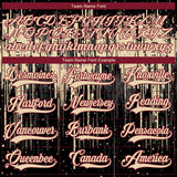 Custom Black City Cream Crimson-Steel Gray 3D Pattern Dripping Splatter Hockey Lace Neck Jersey