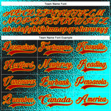 Custom Black Red Blue-Gold 3D Pattern Abstract Gradient Halftone Hockey Lace Neck Jersey