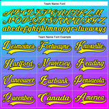 Custom Lakes Blue Light Yellow Purple Gold-Black 3D Pattern Abstract Gradient Halftone Hockey Lace Neck Jersey