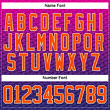 Custom Hot Pink Orange Purple Yellow-Cream 3D Pattern Abstract Gradient Halftone Hockey Lace Neck Jersey