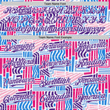 Custom Blue Purple Red-White Valentine's Day Line Authentic Baseball Jersey