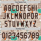 Custom Gray Brown-White Valentine's Day Love Authentic Baseball Jersey