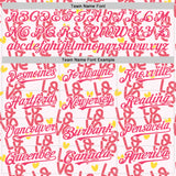 Custom Light Pink Neon Pink-White Valentine's Day Love Heart Authentic Baseball Jersey