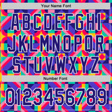 Custom Rainbow Dark Purple White Valentine's Day Pride Month Love Is Love Authentic Baseball Jersey