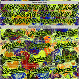 Custom Black Neon Green Valentine's Day Love Heart Authentic Baseball Jersey